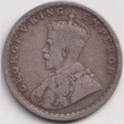 1926 Half Rupees Silver George Six British India Coin #PR33