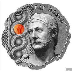 Hannibal Barca – the Greatest Leader of the Ancient World – 2020 500 Francs Pure Silver Coin