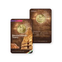 5 Rupees Blister packing Brihadeeswarar Temple Issue Single Coin