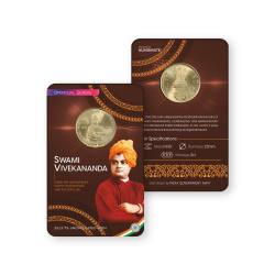 5 Rupees Blister packing Swami Vivekananda Issue Single Coin