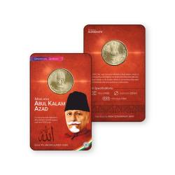 5 Rupees Blister packing Abdul Kalam Azad Issue Single Coin