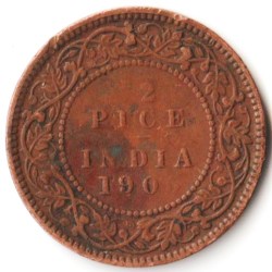 1/2 Pice 1905 of Edward VII British India Copper Coin