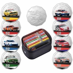 Australian Touring Car Champions 1960 to 2020 Over 60 Years of the Supercars Nine 50 Cent Unique and Rare