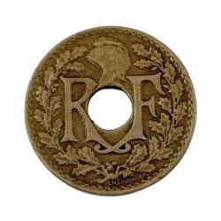 France 10 Centimes Year 1923 Third Republic Coinage **Rare** Collectable Grade.