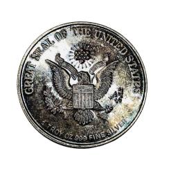 1 Troy Oz American Silver Bullion Coin US Mint Seal Of USA Marine Corps