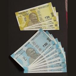 50 & 20 Rupees Leddear Number 6 Pcs & 3 Pcs of 20 Rs Gem UNC Condition Sku 54