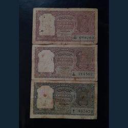 2₹ 🐯 Tiger Face Notes 3 different signature & colors 1 H. V. R. Lenger 2 P. C.Bhattacharya. (Cof