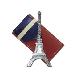 British Virgin Island Nickel Silver $ 1 The Eiffel Tower Extreme Unique and Rare