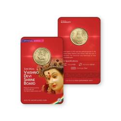 Rs 5 India Government Issue Mata Vaishno Devi Single Coin Blister Pack