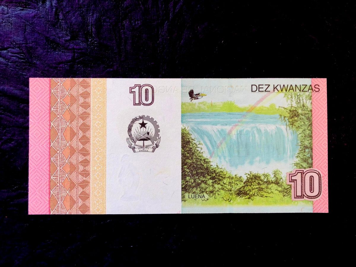 Angola 10 Kwanzas World Banknote Ending 786 Unique and Rare
