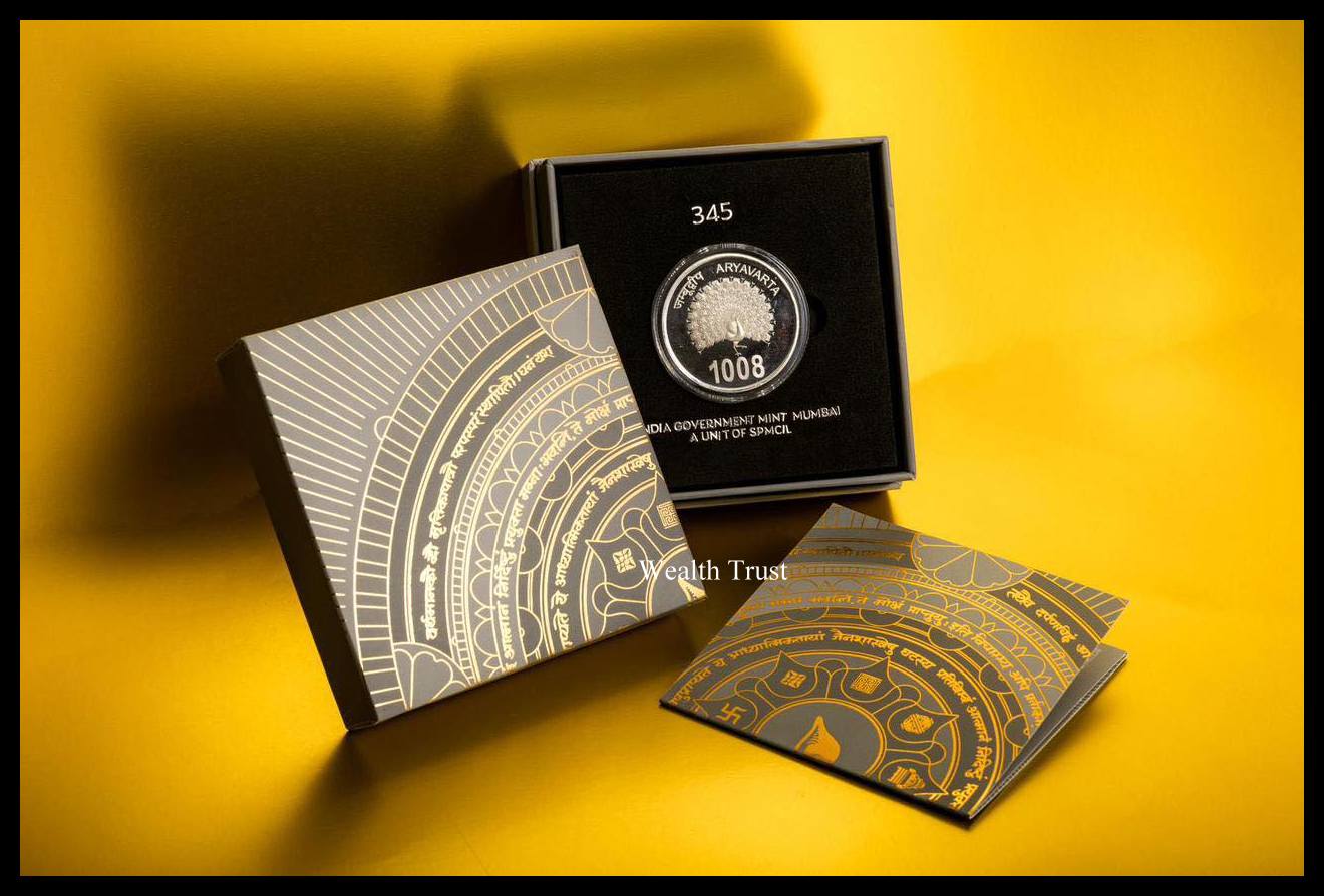An Extra Ordinary Special Limited Issue Of India Government Mint Mumbai The Ashtamangal 999 Pure Silver