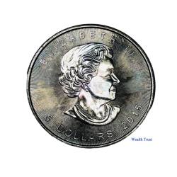 1 Oz Silver Bullion Coin Canada Mint 9999 Silver 2015 Coin Rare and Unique