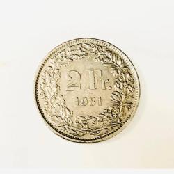 Switzerland 2 Francs Top Luster Random Date Unique and Rare
