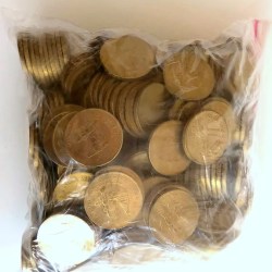 Rs 5 1000 Years Of Brihadeeswarar Temple Rbi 100 Coin Pouch Kolkata Mint