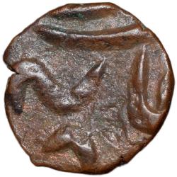Copper Pie of Bengal Presidency INO Shah Alam II (AD 1759-1806) Un-Reported Fractional Denomination Very Rare
