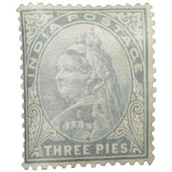 Postal Stamp of Victoria 3 Pies Grey Colour - Mint Un-Used Condition as per Image.