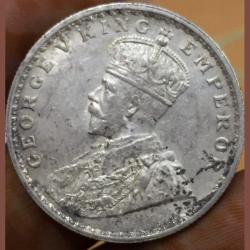 1915 George Fifth One Ruppes Silver Coin" British India Rare date's Diwali offer 🎊🎊 100% Original Coin (Sku -P23 )