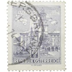 Postal Stamp of Austria Country - Salzburg Used Condition as per Image.