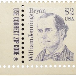 Postal Stamp of USA - Bryan William Jennings 2 $ Dollars - Mint Un-Used Condition as per Image.