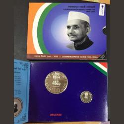 LalBahadur Shastri Centenary (Unc set ) kolkata mint