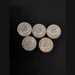 2 Rupee coin IX Asian Games Delhi 1982 set of 5 coin