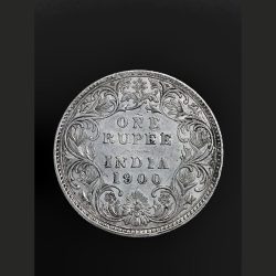One Rupee Victoria Empress 1900 In Good Condition Bombay Mint in Good Condition