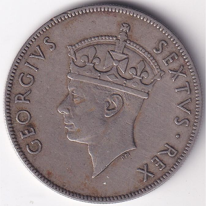 East Africa 1 Shilling 1950 Copper Nickel 27.8mm Coin