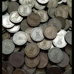 Bhagwan Mahavir.2600th janm kalayanak .5 Rupees Commevrative Ishu Coin,(10 pcs Lott)