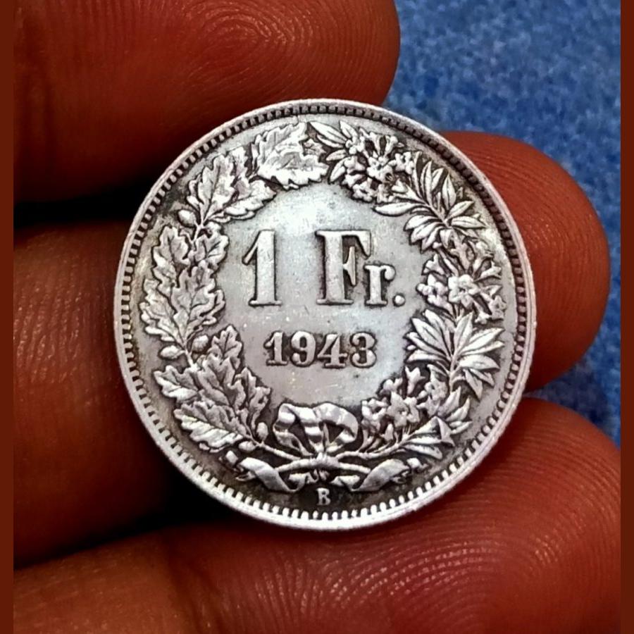 Switzerland Silver 1/2 Francs, 1 Francs, 2 Francs "Helvetica" Set of 3 Coins **V. Rare** Collectable Grades.