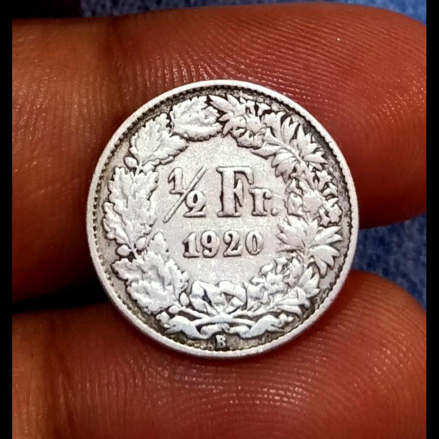Switzerland Silver 1/2 Francs, 1 Francs, 2 Francs "Helvetica" Set of 3 Coins **V. Rare** Collectable Grades.