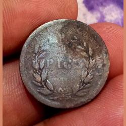 British India 1/2 Pice Year 1853 East India Company **Rare Coinage** Used Condition.