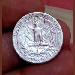United States of America Silver Quarter Dollar Year 1948 Liberty Coin in Collectable Grade.
