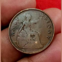 Great Britain Half Penny King George-V in Collectable Grade.