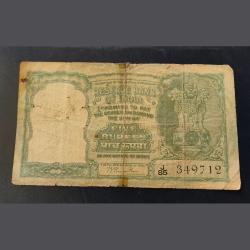 5.₹ Fafda 6 🦌 deers Biggest Size Notes. signature B Rama Rao weak condition As image. c