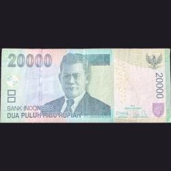 Indonesia 20000 Rupees Bank Note