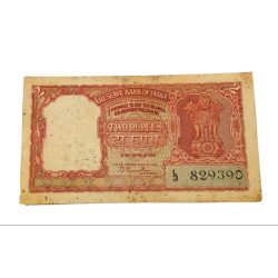 2 Rupees Old Big Fafra Issue B.Rama Rao "Rupayee" Correct Hindi **Rare** Collectable Grade.
