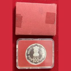 1980 Rural Woman Advancement Single Coin ishu with box Bombay mint Rare set