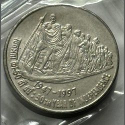 50 Paise 50TH Year Of Independence Coin BUNC Kolkata Mint