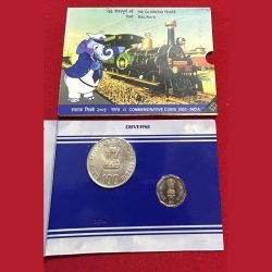 150 Glorious Years Railways (Unc Set) Kolkatta mint