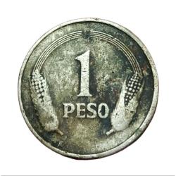 Colombia Cu/Ni 1 Peso Year 1976 **Scare** Collectable Grade.