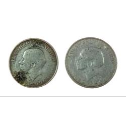 50 Paisa Cu/Ni Commemorative Issue Nehru "Only English" 2 Coins **Scare** Used Conditions.