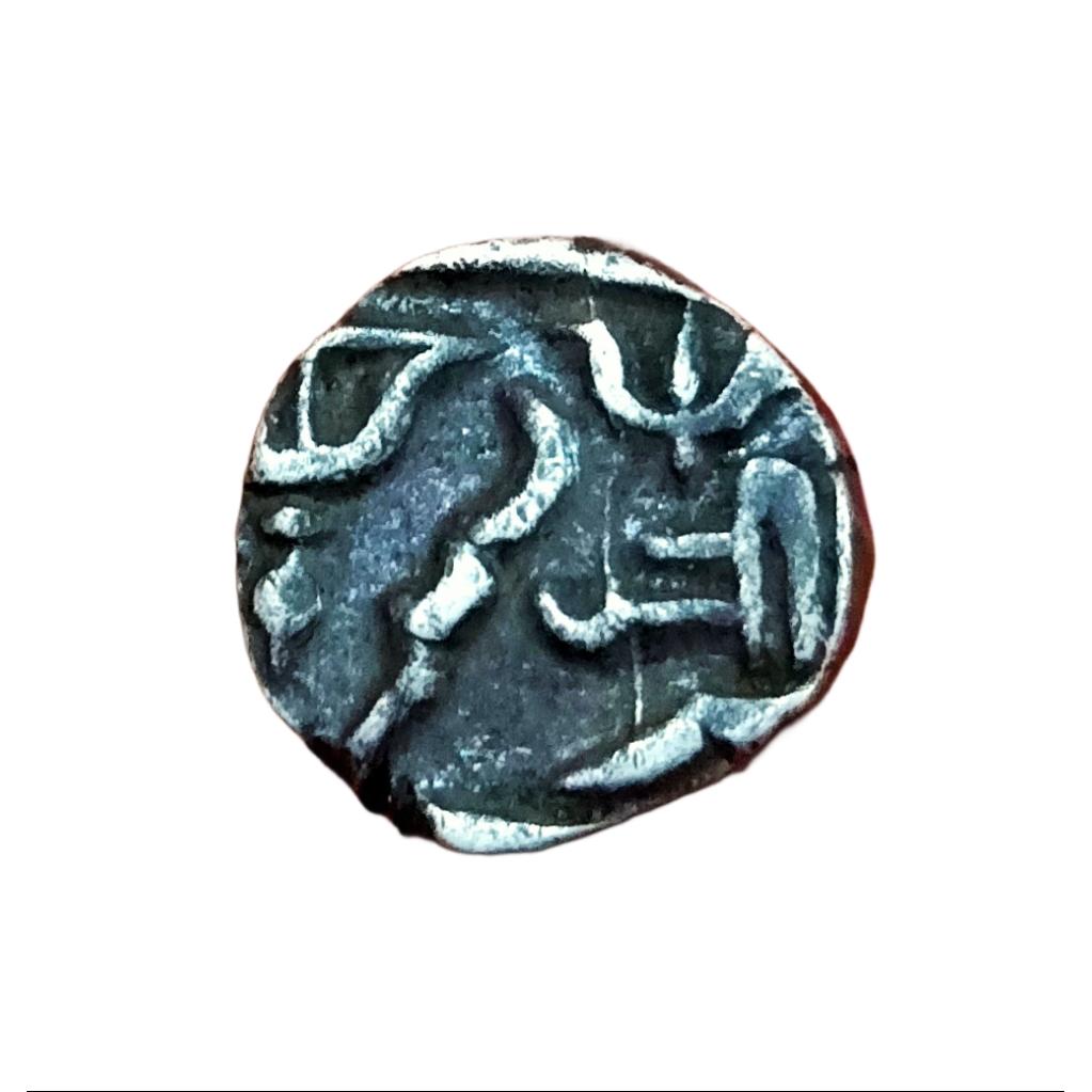Baroda State Silver 1/2 Rupee "JI" Written Name of JIYA Rao Sindhya **Scare** Collectable Grade.