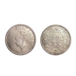 Half Rupee 1940 George VI King Emperor