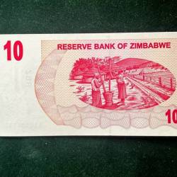 Zimbabwe 10 World Bank series ending 786 Unique and Rare