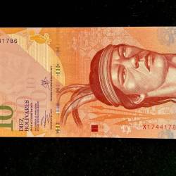 Venezuela 10 Bolivares World Bank Note Series Ending 786 Unique And Rare