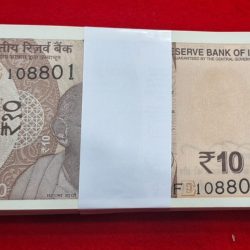 10 rupees note packet 108 number holy number serial number 108801