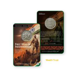 Rs 5 India Gov Issue The First War Of Independence 2007 Issue Circulating Strike Blister Pack