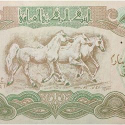 25 Dinars of Iraq Country (AD 1980-1990) Emergency Gulf War Issue