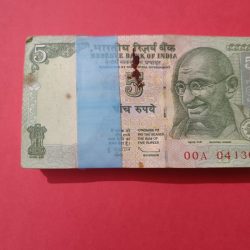 5 Rs Rare Prefix 00A Bundle