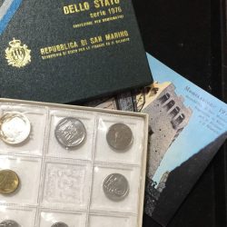 Repubblica Di San Marino Monete Dello Stato Serie 1976 (8 Coin Proof Set) 1 Big Coin Silver